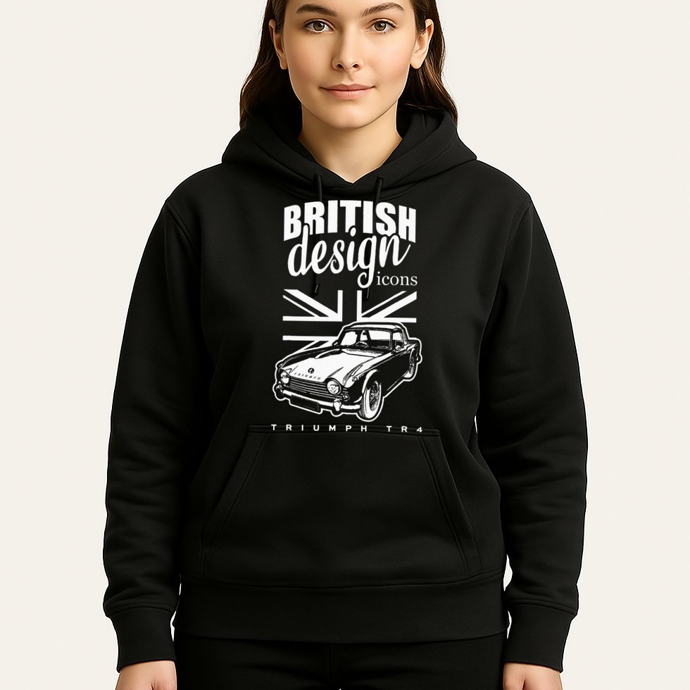 British Classic Super Car Triumph TR4 Hoodie