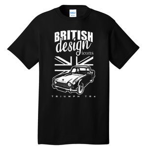 British Classic Super Car Triumph TR4 Tall T-Shirt