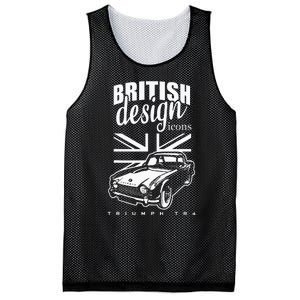 British Classic Super Car Triumph TR4 Mesh Reversible Basketball Jersey Tank