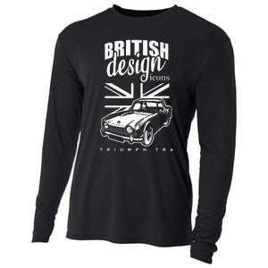 British Classic Super Car Triumph TR4 Cooling Performance Long Sleeve Crew