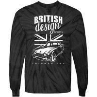 British Classic Super Car Triumph TR4 Tie-Dye Long Sleeve Shirt