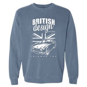 British Classic Super Car Triumph TR4 Garment-Dyed Sweatshirt