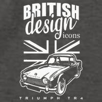 British Classic Super Car Triumph TR4 Vector Backpack
