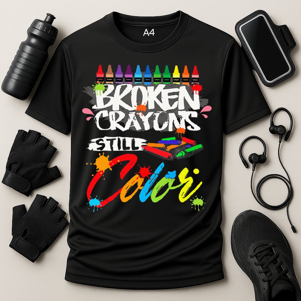 Broken Crayons Still Color Mental Health Awareness Performance Shirt