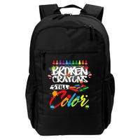 Broken Crayons Still Color Mental Health Awareness Backpack