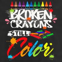 Broken Crayons Still Color Mental Health Awareness Golf Towel