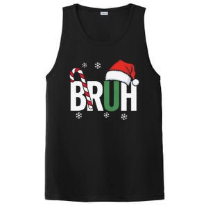 Bruh Christmas Santa Happy Christmas Family Xmas Christmas Gift PosiCharge Competitor Tank