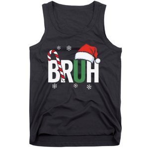 Bruh Christmas Santa Happy Christmas Family Xmas Christmas Gift Tank Top