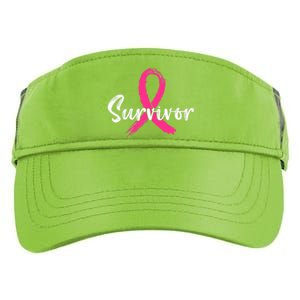 Breast Cancer Survivor Pink Ribbon Breast Cancer Awareness Adult Drive Performance Visor