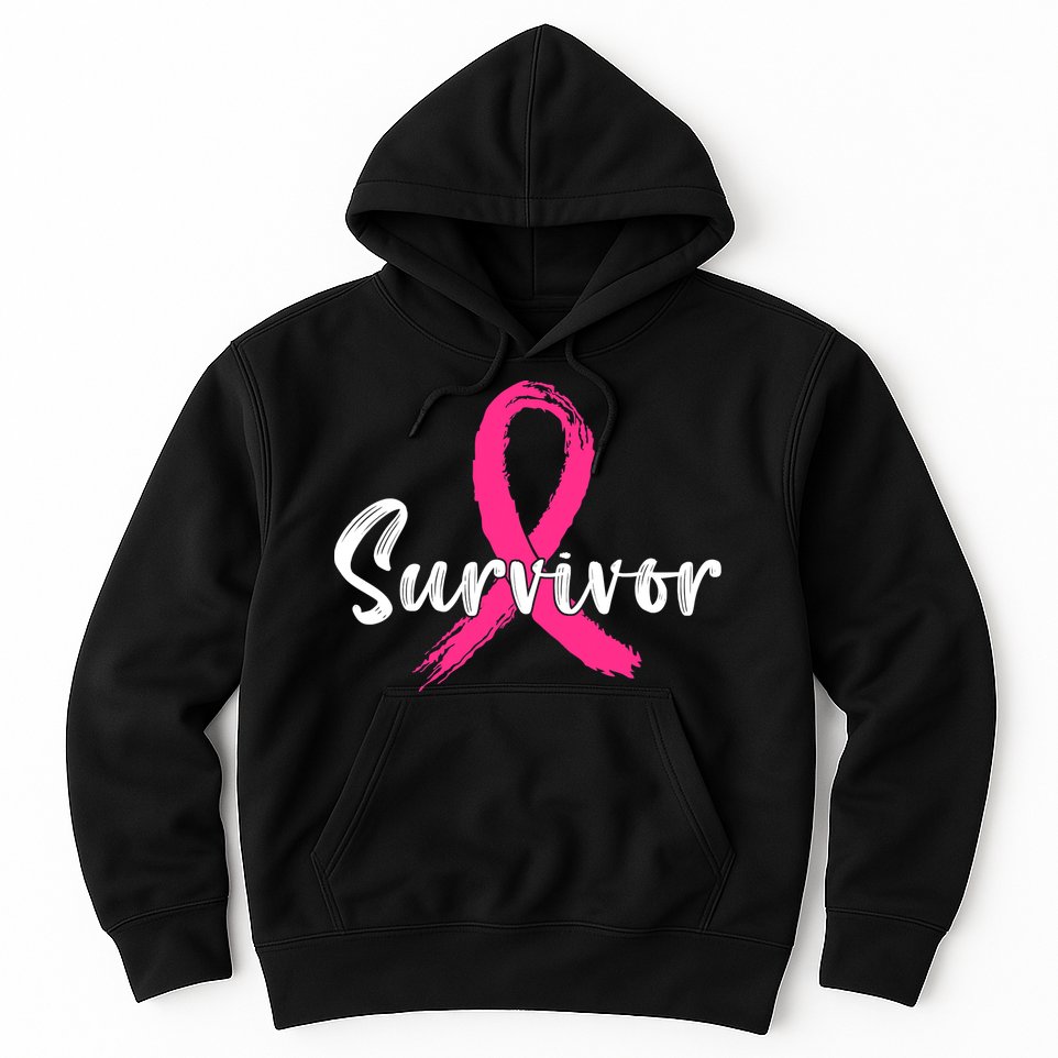 Breast Cancer Survivor Pink Ribbon Breast Cancer Awareness Hoodie