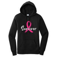 Breast Cancer Survivor Pink Ribbon Breast Cancer Awareness Women's Pullover Hoodie