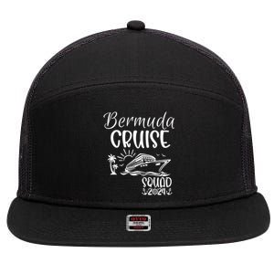 Bermuda Cruise Squad 2024 Bermuda Holiday Family Matching 7 Panel Mesh Trucker Snapback Hat