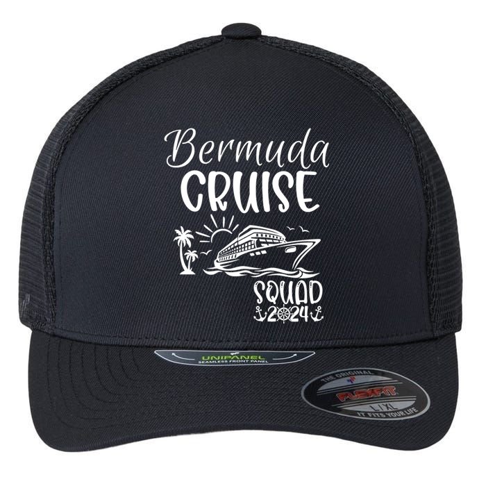 Bermuda Cruise Squad 2024 Bermuda Holiday Family Matching Flexfit Unipanel Trucker Cap