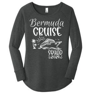 Bermuda Cruise Squad 2024 Bermuda Holiday Family Matching Women's Perfect Tri Tunic Long Sleeve Shirt