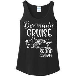 Bermuda Cruise Squad 2024 Bermuda Holiday Family Matching Ladies Essential Tank