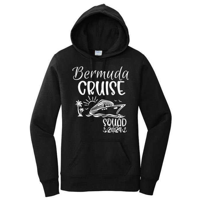 Bermuda Cruise Squad 2024 Bermuda Holiday Family Matching Women's Pullover Hoodie