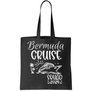 Bermuda Cruise Squad 2024 Bermuda Holiday Family Matching Tote Bag