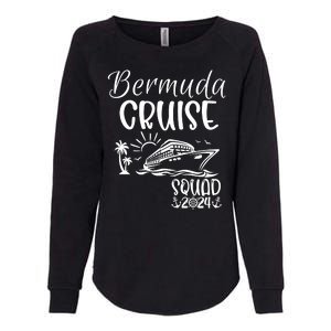 Bermuda Cruise Squad 2024 Bermuda Holiday Family Matching Womens California Wash Sweatshirt