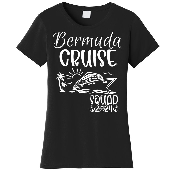 Bermuda Cruise Squad 2024 Bermuda Holiday Family Matching Women's T-Shirt