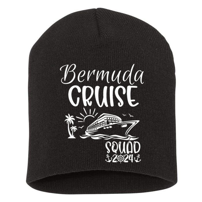 Bermuda Cruise Squad 2024 Bermuda Holiday Family Matching Short Acrylic Beanie