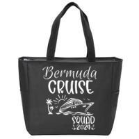 Bermuda Cruise Squad 2024 Bermuda Holiday Family Matching Zip Tote Bag