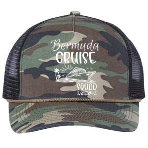 Bermuda Cruise Squad 2024 Bermuda Holiday Family Matching Retro Rope Trucker Hat Cap