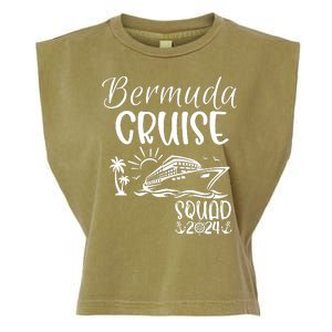 Bermuda Cruise Squad 2024 Bermuda Holiday Family Matching Garment-Dyed Women's Muscle Tee