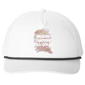 Broken Crayons Still Color Mental Health Awareness Snapback Five-Panel Rope Hat