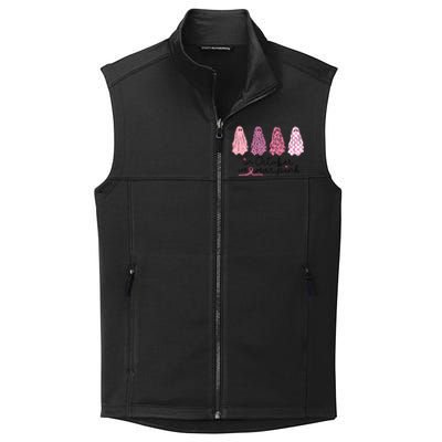 Breast Cancer Support Squad In October We Wear Pink Ghosts Collective Smooth Fleece Vest