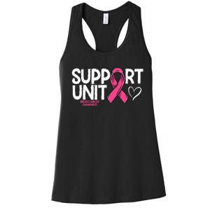 Breast Cancer Support Unit Pink Breast Cancer Awareness Women's Racerback Tank