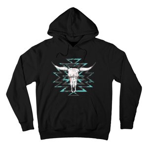 Boho Cow Skull Hoodie