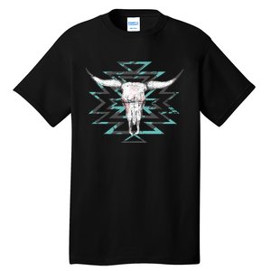 Boho Cow Skull Tall T-Shirt