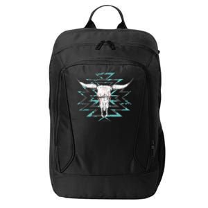 Boho Cow Skull City Backpack