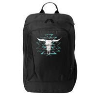 Boho Cow Skull City Backpack