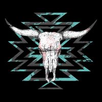 Boho Cow Skull Impact Tech Backpack