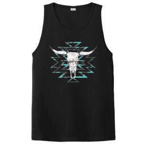 Boho Cow Skull PosiCharge Competitor Tank