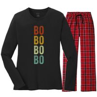 Bo City Sierra Leone Women's Long Sleeve Flannel Pajama Set 