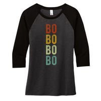 Bo City Sierra Leone Women's Tri-Blend 3/4-Sleeve Raglan Shirt