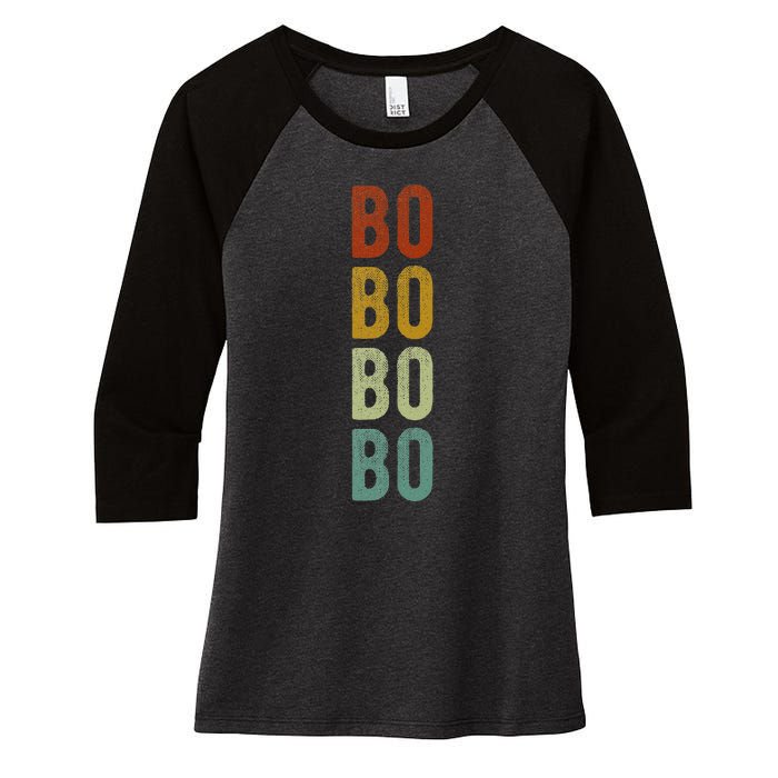 Bo City Sierra Leone Women's Tri-Blend 3/4-Sleeve Raglan Shirt