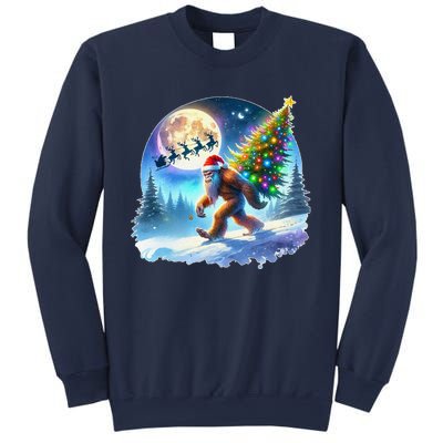 Bigfoot Christmas Santa Holiday Sasquatch Xmas Sweatshirt