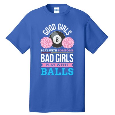 Billiards Cue Sport Game Pool Balls Billiard Player Gift Cute Gift Tall T-Shirt