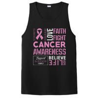 Breast Cancer Strength Courage and Faith PosiCharge Competitor Tank