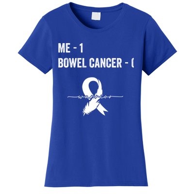 Bowel Cancer Survivor Bowel Cancer Awareness Support Meaningful Gift Women's T-Shirt