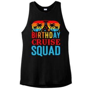 Birthday Cruise Squad Ladies PosiCharge Tri-Blend Wicking Tank