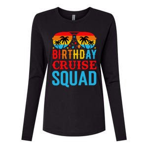 Birthday Cruise Squad Womens Cotton Relaxed Long Sleeve T-Shirt