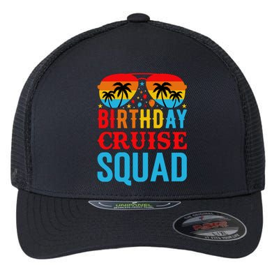 Birthday Cruise Squad Flexfit Unipanel Trucker Cap