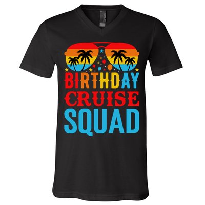 Birthday Cruise Squad V-Neck T-Shirt