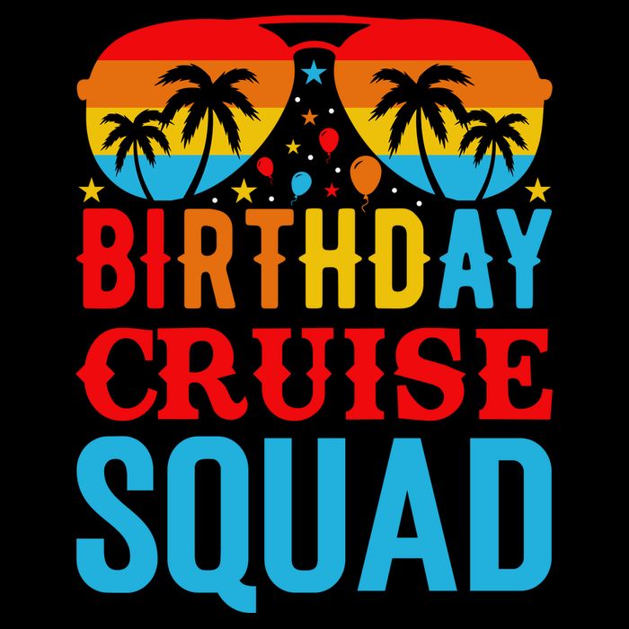 Birthday Cruise Squad Flatbill Hat