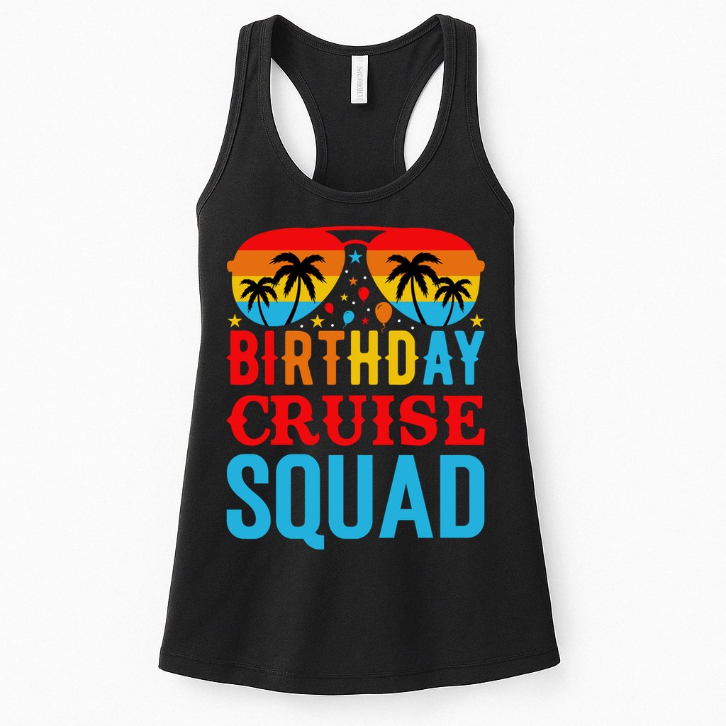 Birthday Cruise Squad Womens Tank Top