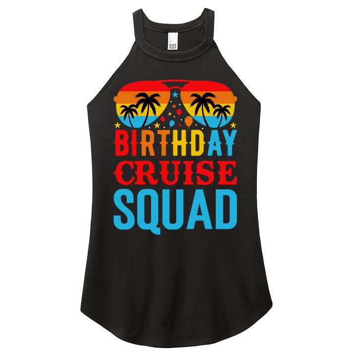 Birthday Cruise Squad Women's Perfect Tri Rocker Tank